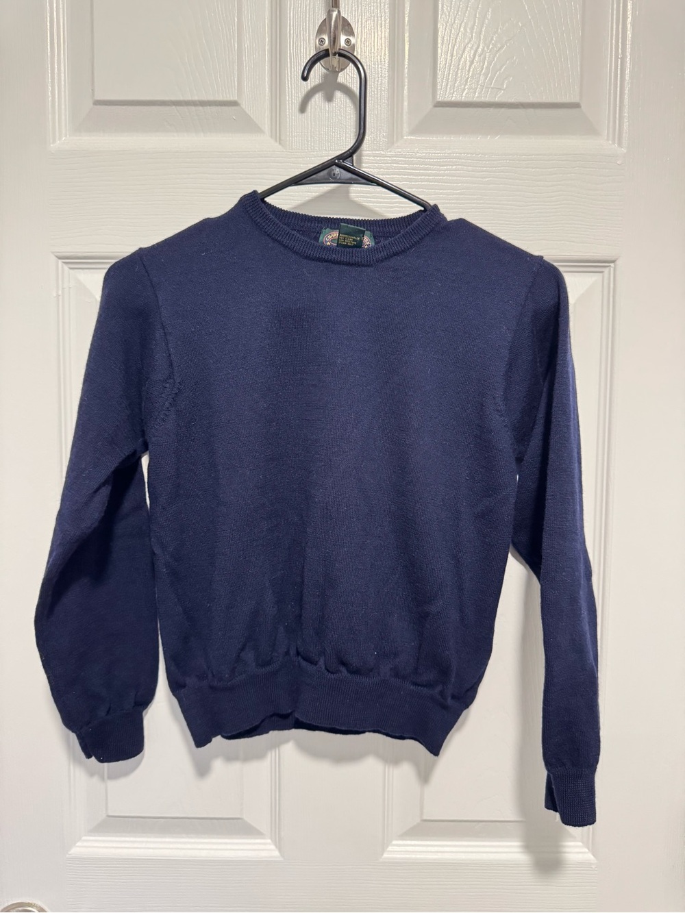 Vintage 100% Merino Wool Charter Club Navy Sweater